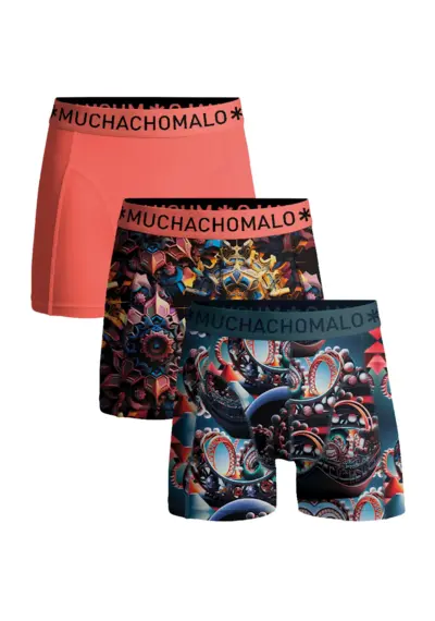 Muchachomalo 3-Pack Heren Boxershorts - Nostalgic Muchachomalo 3-Pack Heren Boxershorts - Nostalgic