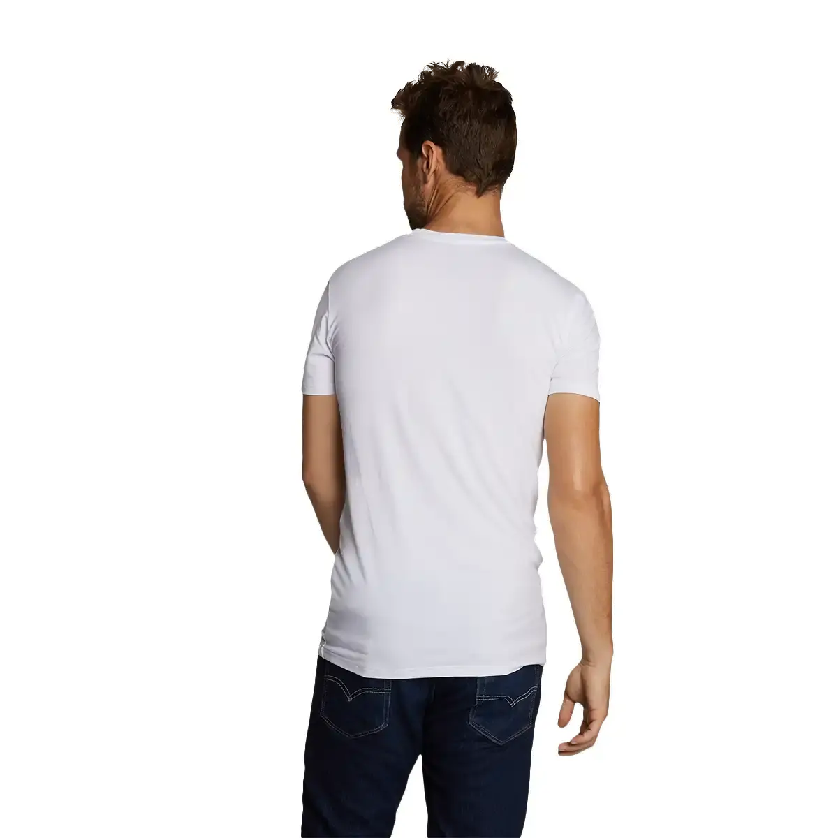Bamboo Basics 2-pak t-shirt ronde hals - Ruben - Bamboe heren ondershirt korte mouw - Wit - Zwart - Donkerblauw - Huidskleur - Witte t shirts hren Bamboo Basics 2-pak t-shirt ronde hals - Ruben - Bamboe heren ondershirt korte mouw - Wit - Zwart - Donkerblauw - Huidskleur - Witte t shirts hren