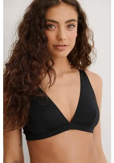 Na-KD dames top - Soft micro top - Zwart Na-KD dames top - Soft micro top - Zwart