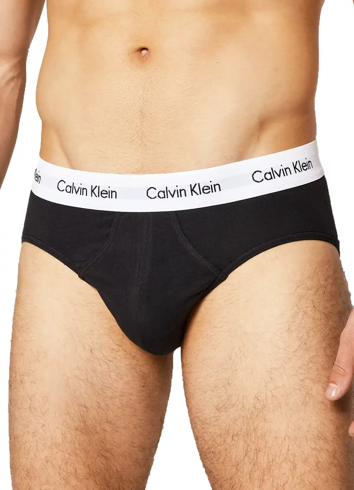 Calvin Klein 3-Pack Heren heup slips - Hip Brief - Katoenen heren onderbroeken - Elastische band