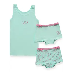 Funderwear meisjes setje - Horse - Katoenen Kinderondergoed Funderwear meisjes setje - Horse - Katoenen Kinderondergoed