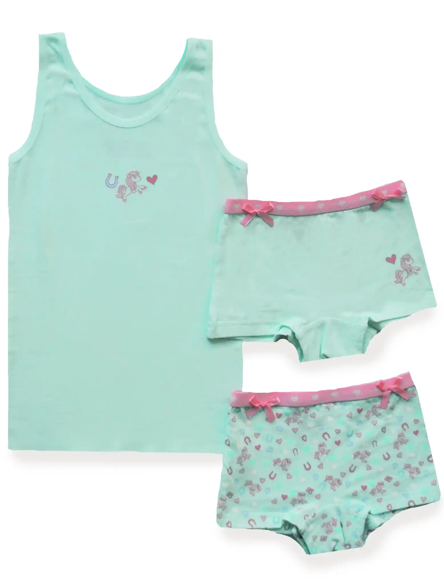 Funderwear meisjes setje - Horse