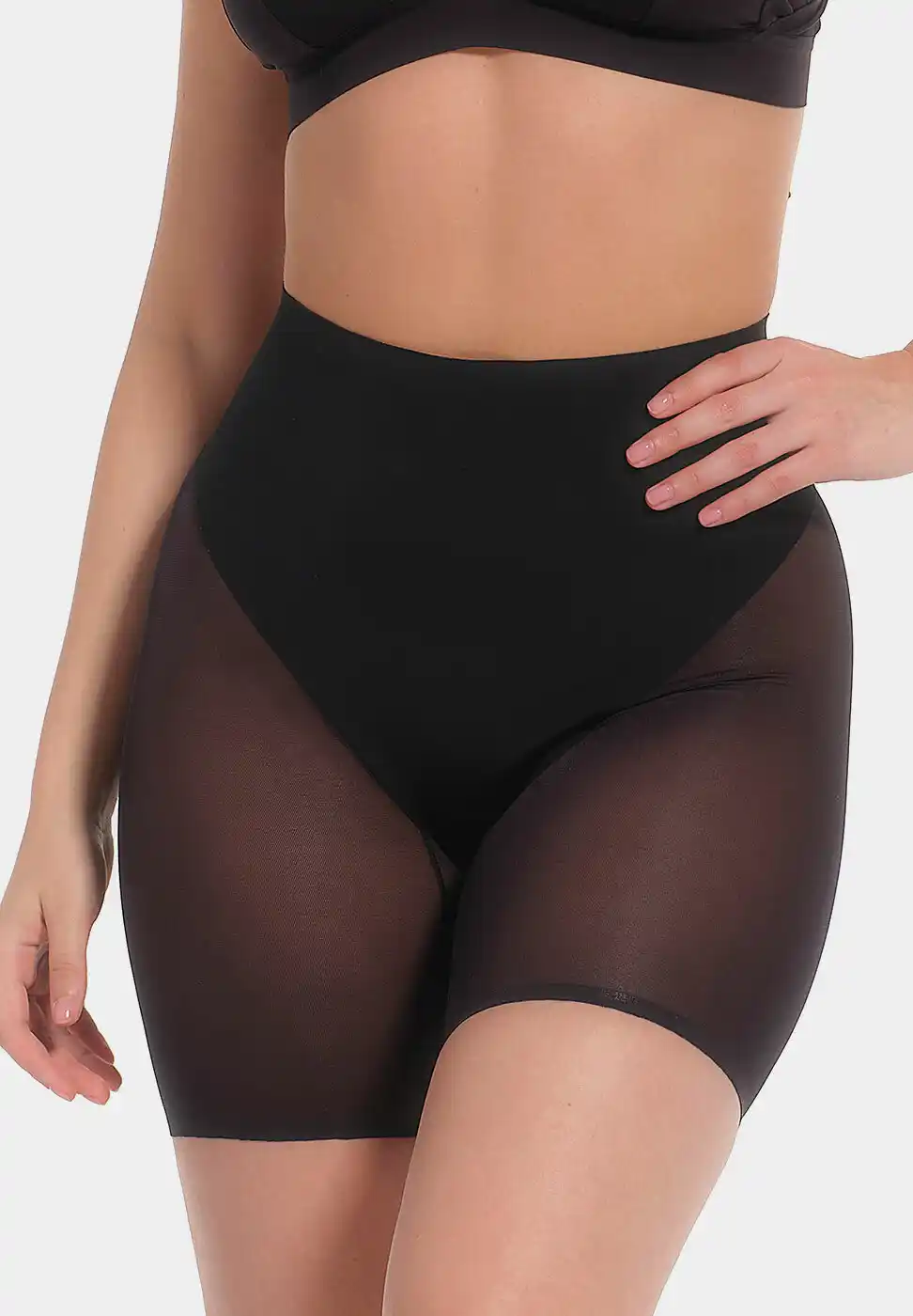 Magic Corrigerende boxershort Kant - Sheer & Sexy - Chique kanten shapewear boxershorts - Gerecycled polyamide - Onzichtbaar - Naadloos
