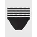Calvin Klein 5-pack lage Slips dames - Low Rise - Katoenen dames mini slips - Dames onderbroeken - Zwart