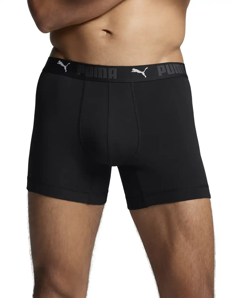 Puma Sport Heren Boxershort 2-pak- Zwart - Katoenen mannen ondergoed zwart