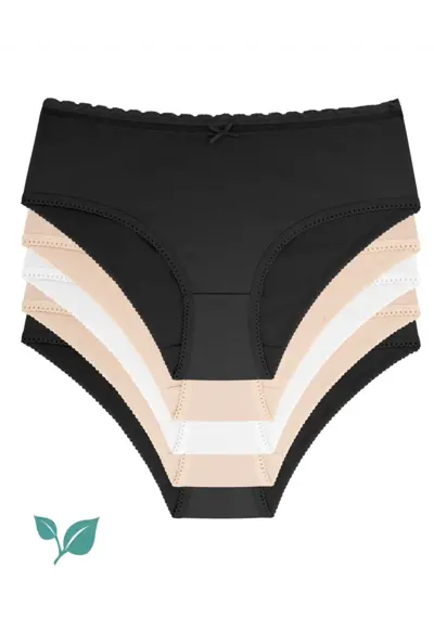 Dorina Dames slip 5-pack Basic Naomi - ondergoed dames Dorina Dames slip 5-pack Basic Naomi - ondergoed dames
