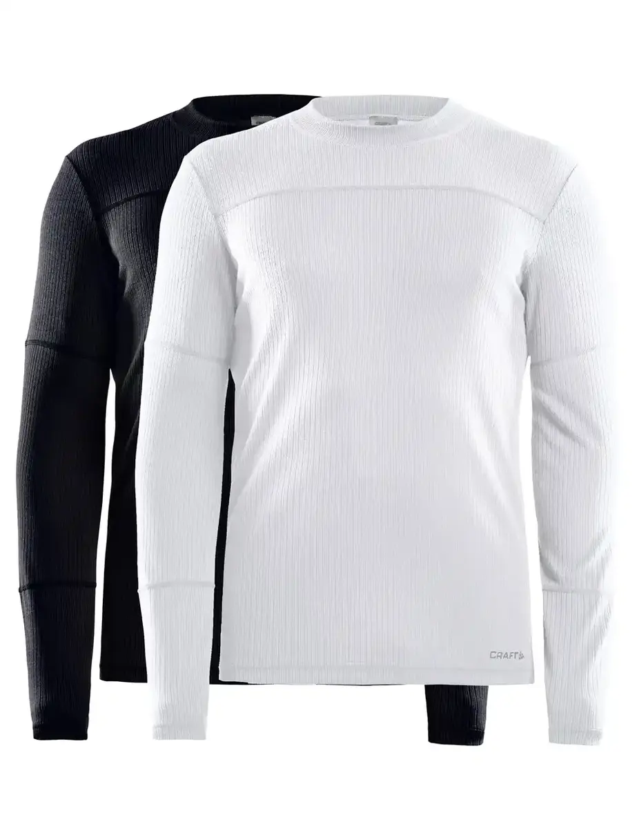 Craft 2-Pack Core - Thermoshirt lange mouw Heren - Ronde hals - Thermo ondergoed heren - Snel drogend Craft 2-Pack Core - Thermoshirt lange mouw Heren - Ronde hals - Thermo ondergoed heren - Snel drogend