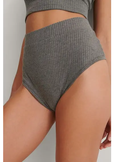 Na-KD dames slaapbroekje - high waist panty Na-KD dames slaapbroekje - high waist panty