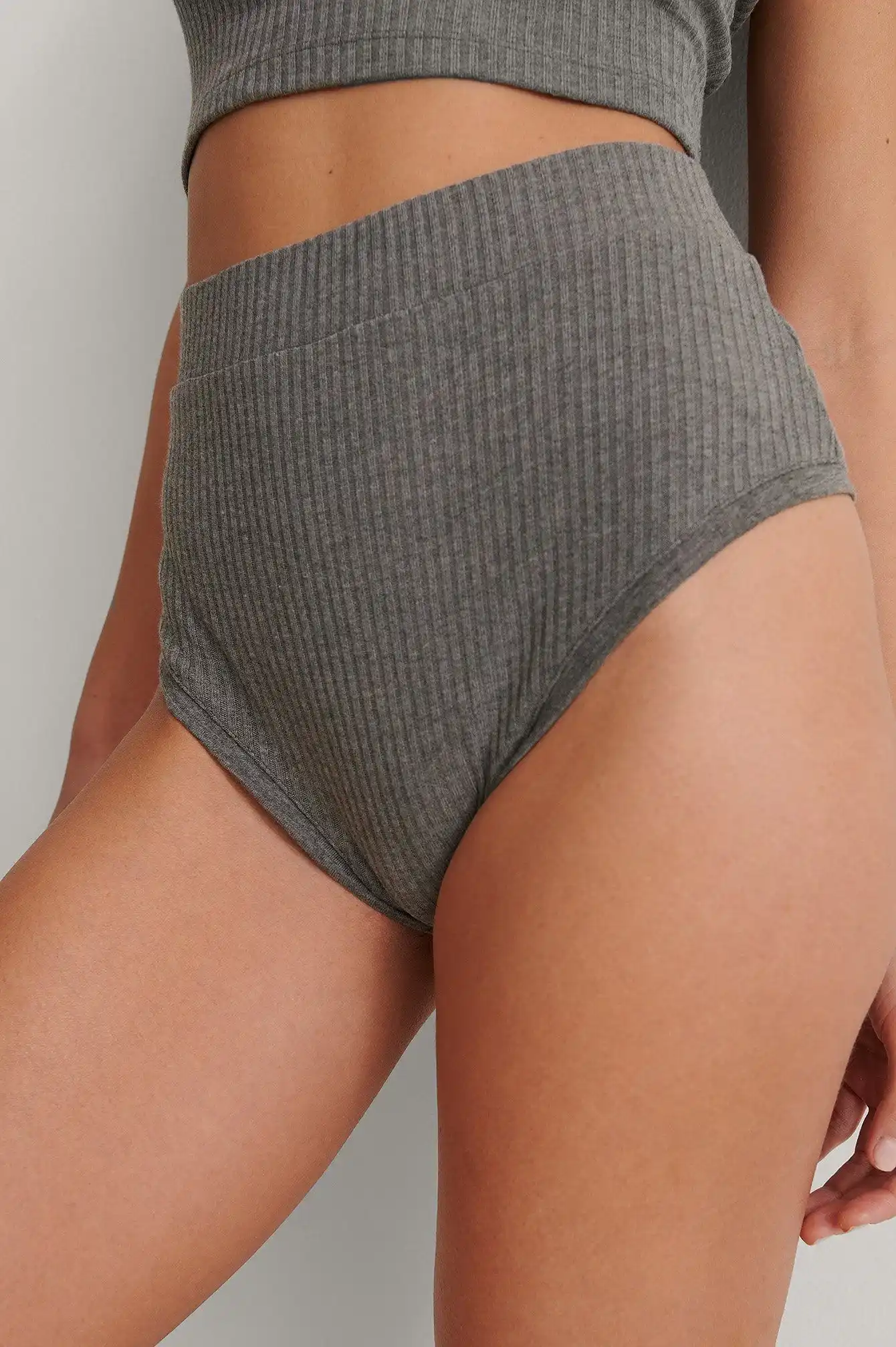 Na-KD dames slaapbroekje - high waist panty Na-KD dames slaapbroekje - high waist panty