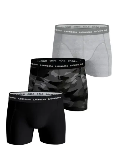 Bjorn Borg Ondergoed - 3-pack heren boxershort Black Beauty Bjorn Borg Ondergoed - 3-pack heren boxershort Black Beauty