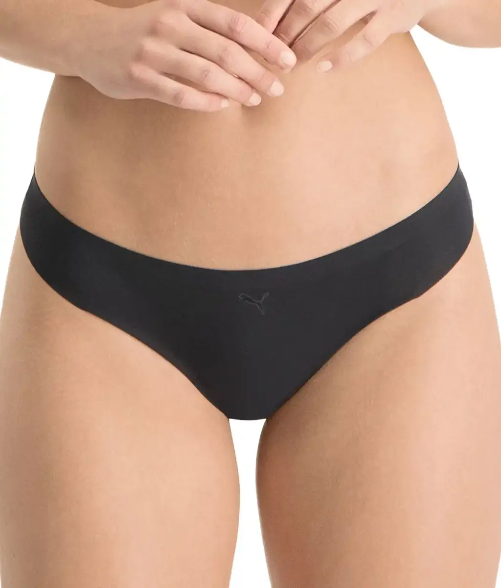 Puma 2-pack naadloze dames strings - Invisible - Seamless dames onderbroek microfiber