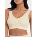 Magic Bamboe Bustier - Comfort BH - Comfort Bra - Zachte bamboe bh Top  brede bandjes - Creme