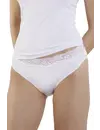 Nina von C kanten dames Tai slip - Jazzpant Modal - Kanten dames onderbroek - Zwart en wit