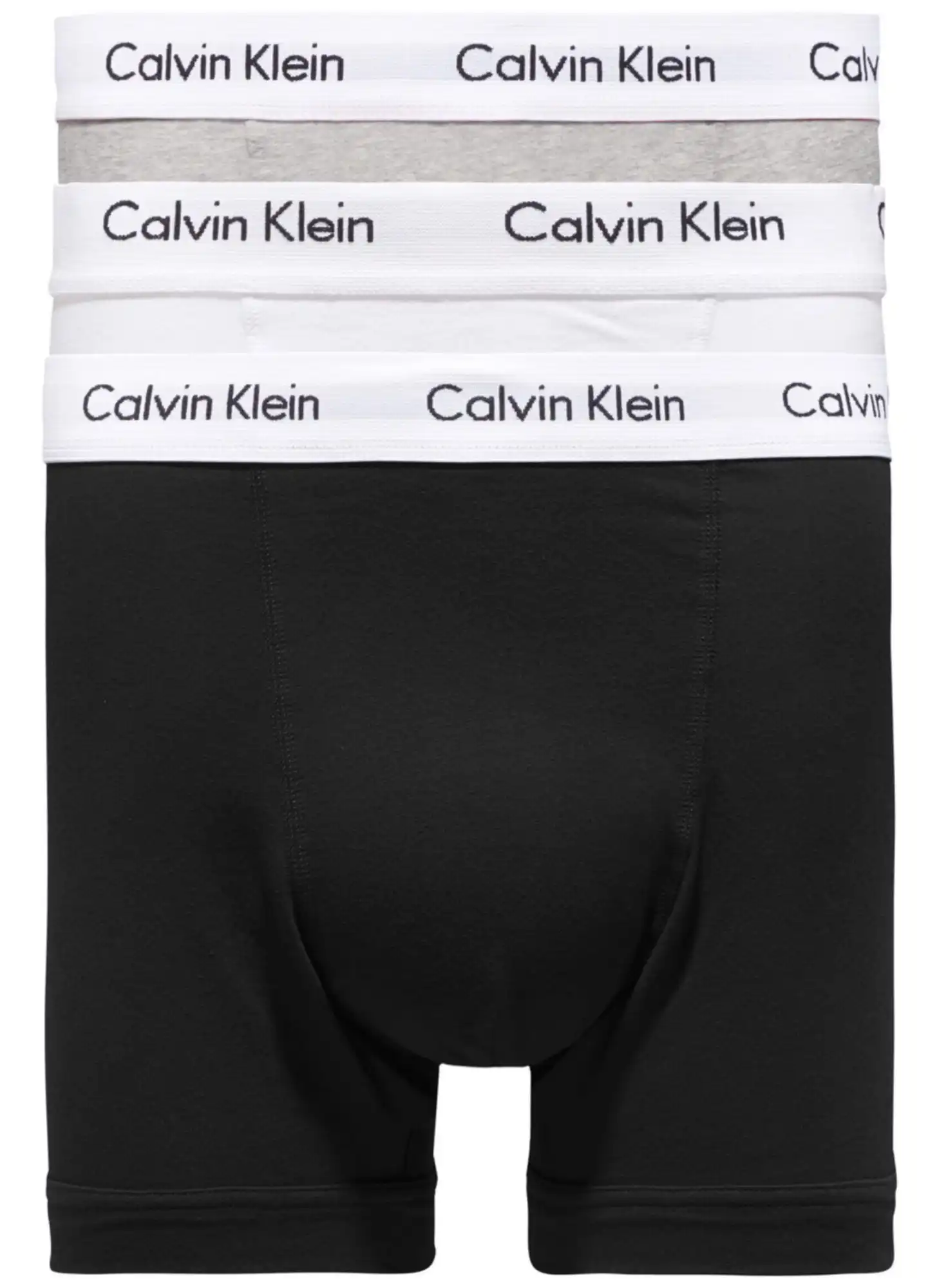 Calvin Klein 3-Pack Trunks heren - Boxershorts met korte pijpjes - Heren onderbroek