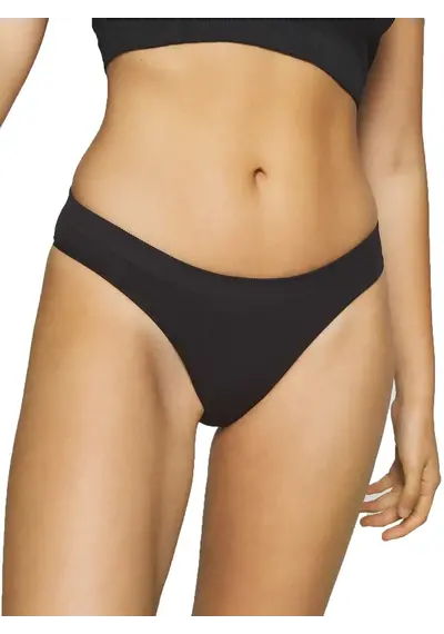Pieces 2-Pack dames high leg lips - Rib Pieces 2-Pack dames high leg lips - Rib