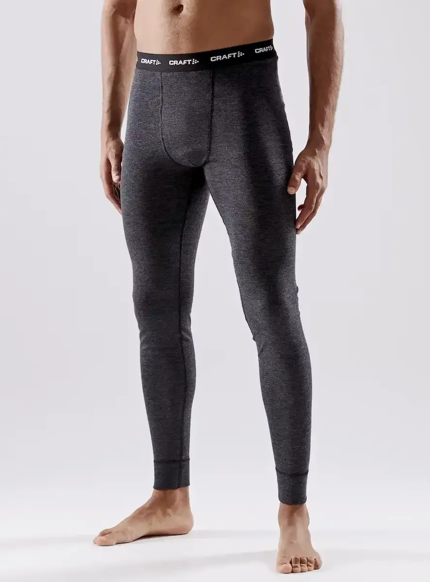 Craft Heren Merino wollen thermo broek - Core Wool - Warme thermolegging voor mannen
