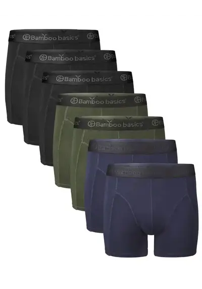 Bamboo Basics 7-pak heren boxers - Rico - combi Bamboo Basics 7-pak heren boxers - Rico - combi