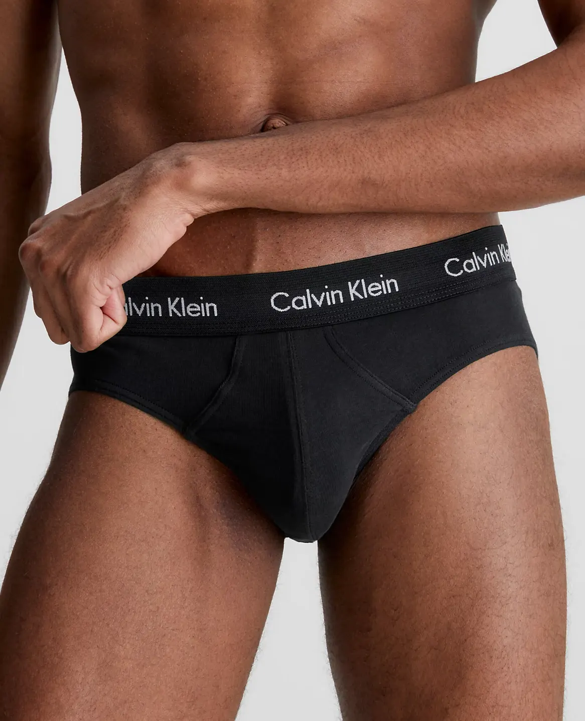 Calvin Klein 3-Pack Heren heup slips - Hip Brief - Zwart - Elastisch katoen