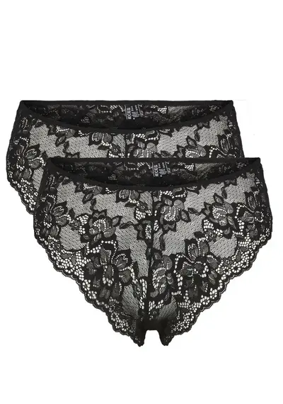 Pieces 2-Pack dames slips kant - Lace Wide Brief - Lina Pieces 2-Pack dames slips kant - Lace Wide Brief - Lina
