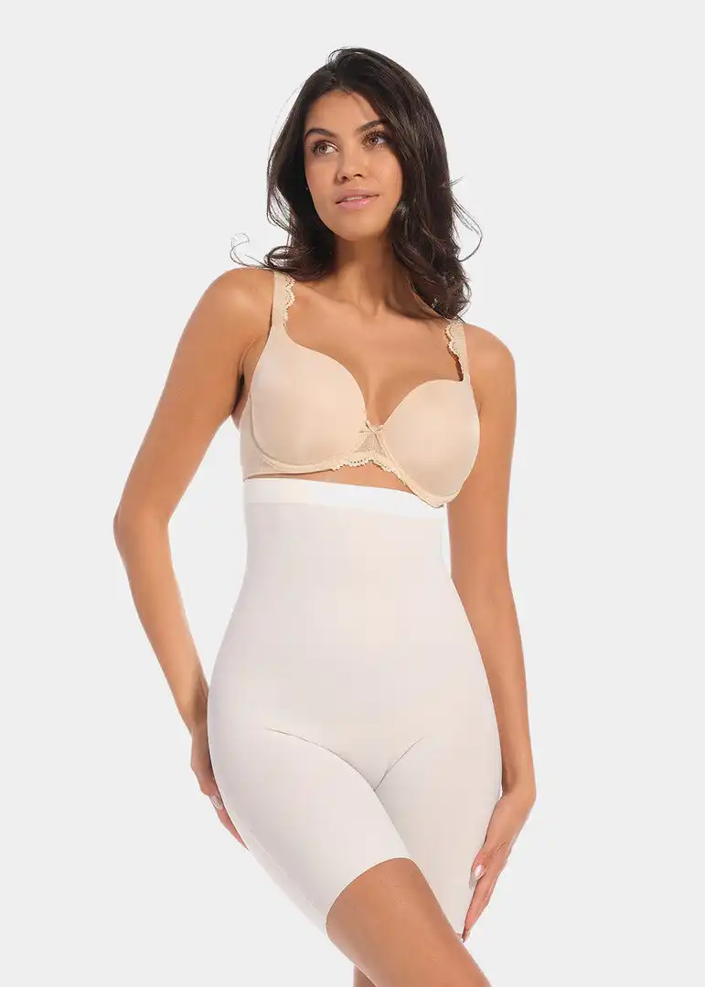 Magic hoge corrigerende naadloze boxer Hi-Bermuda - Buik corrigerende shapewear
