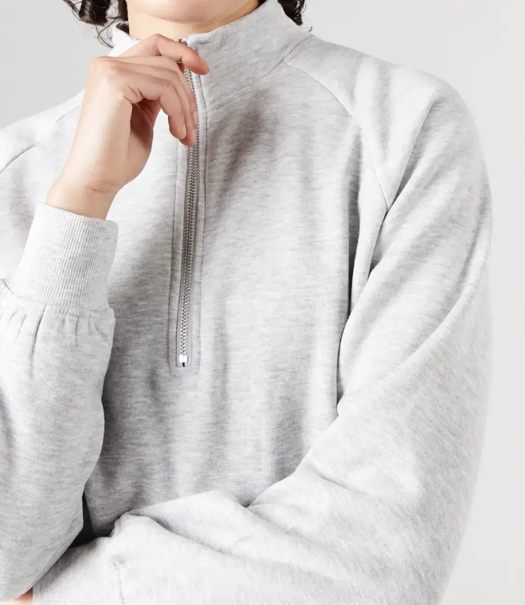 Pieces PCCHILLI Half Zip Sweater - Loungewear Top Pieces PCCHILLI Half Zip Sweater - Loungewear Top