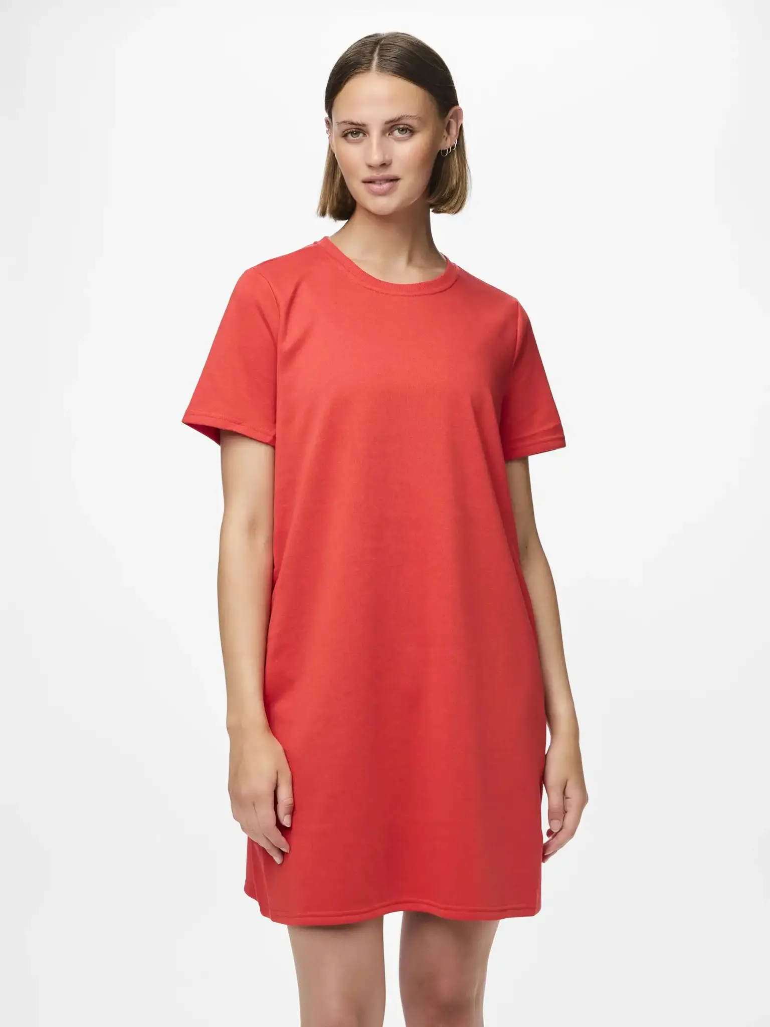 Pieces Sweat Dress - Loungewear Dress - Slaapshirt - Katoenen nachthemd