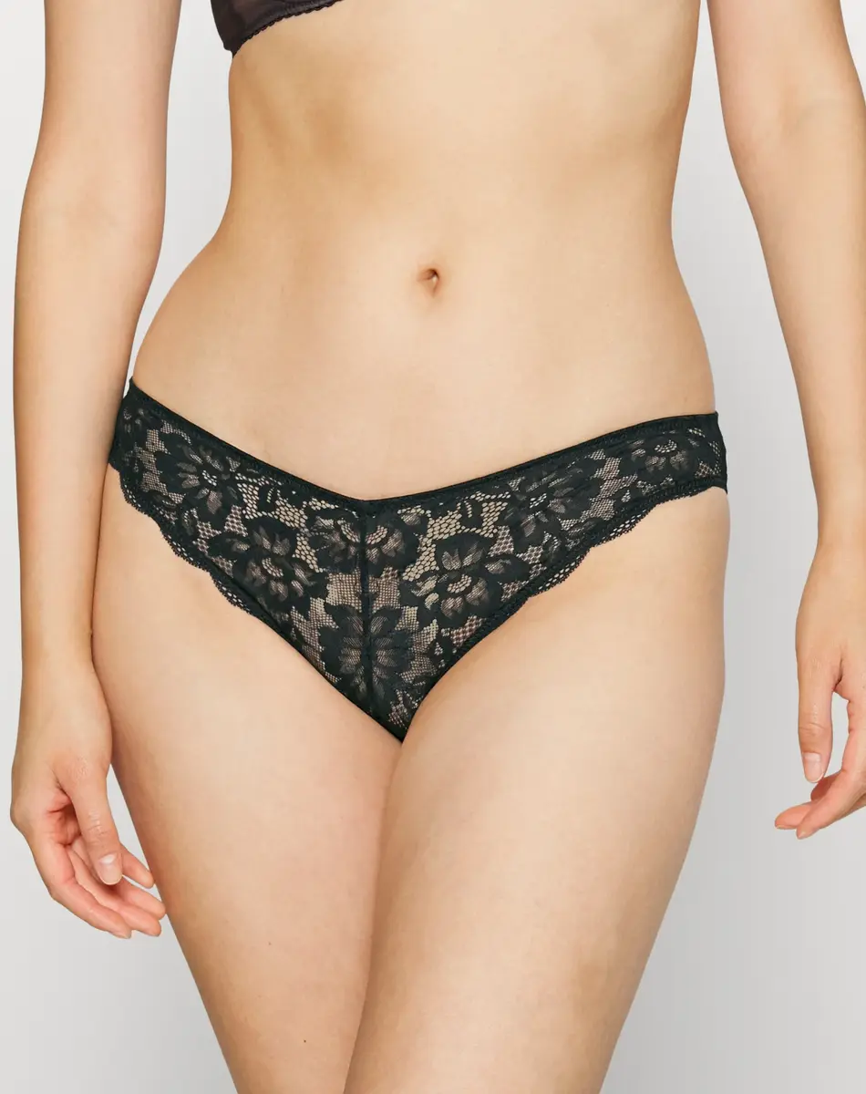 Dorina 5-pack - dames onderbroeken brief slip dames kant - Myla - Kanten dames heupslips microfiber