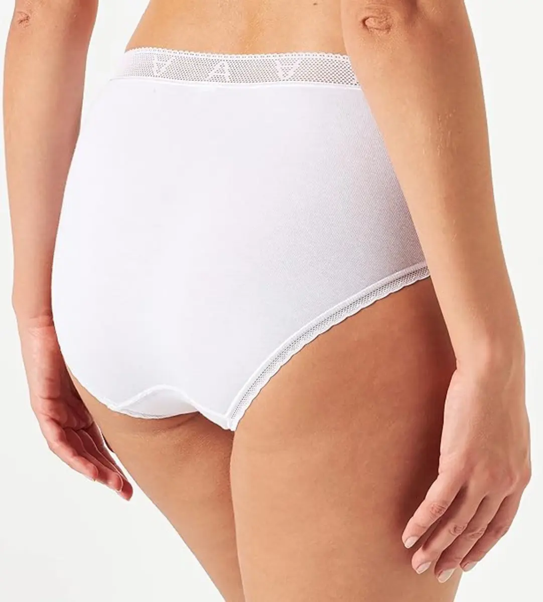 Avet hipster dames 3268 kant - Kanten dames onderbroek wit - Katoen Avet hipster dames 3268 kant - Kanten dames onderbroek wit - Katoen