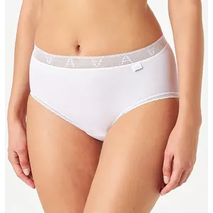 Avet hipster dames 3268 kant - Kanten dames onderbroek wit - Katoen Avet hipster dames 3268 kant - Kanten dames onderbroek wit - Katoen