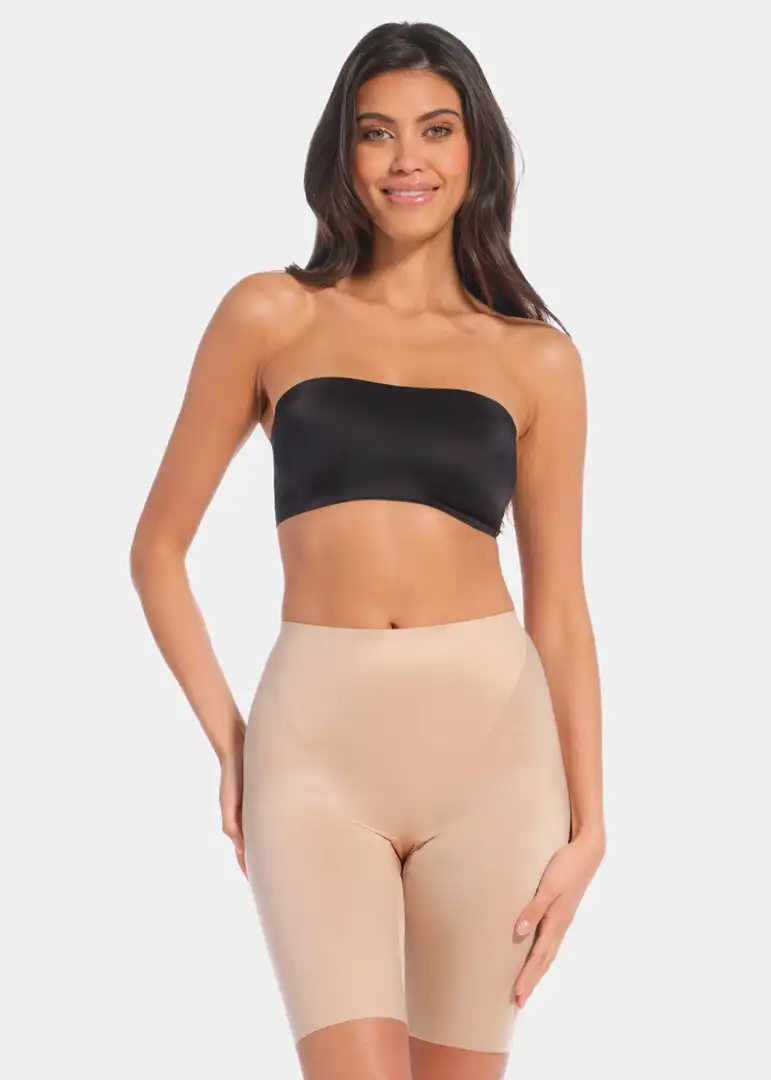 Magic Biker short Gloss - corrigerende Naadloze boxershort - Hoge shapewear boxershorts met lange pijpjes