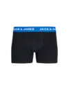 Jack & Jones 5-pack jongens boxershorts - Electric Blue - Zwarte jonges onderbroeken katoen