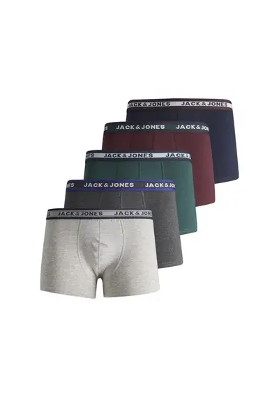 Jack & Jones 5-pack jongens boxershorts - Sea Moss Jack & Jones 5-pack jongens boxershorts - Sea Moss