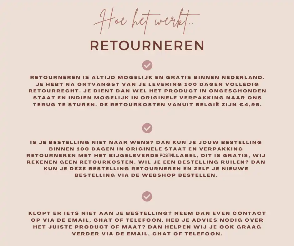 Verzenden Retourneren bij Sliponline I Vandaag besteld morgen in huis Sliponline