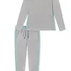 Schiesser dames pyjama katoen - Grey