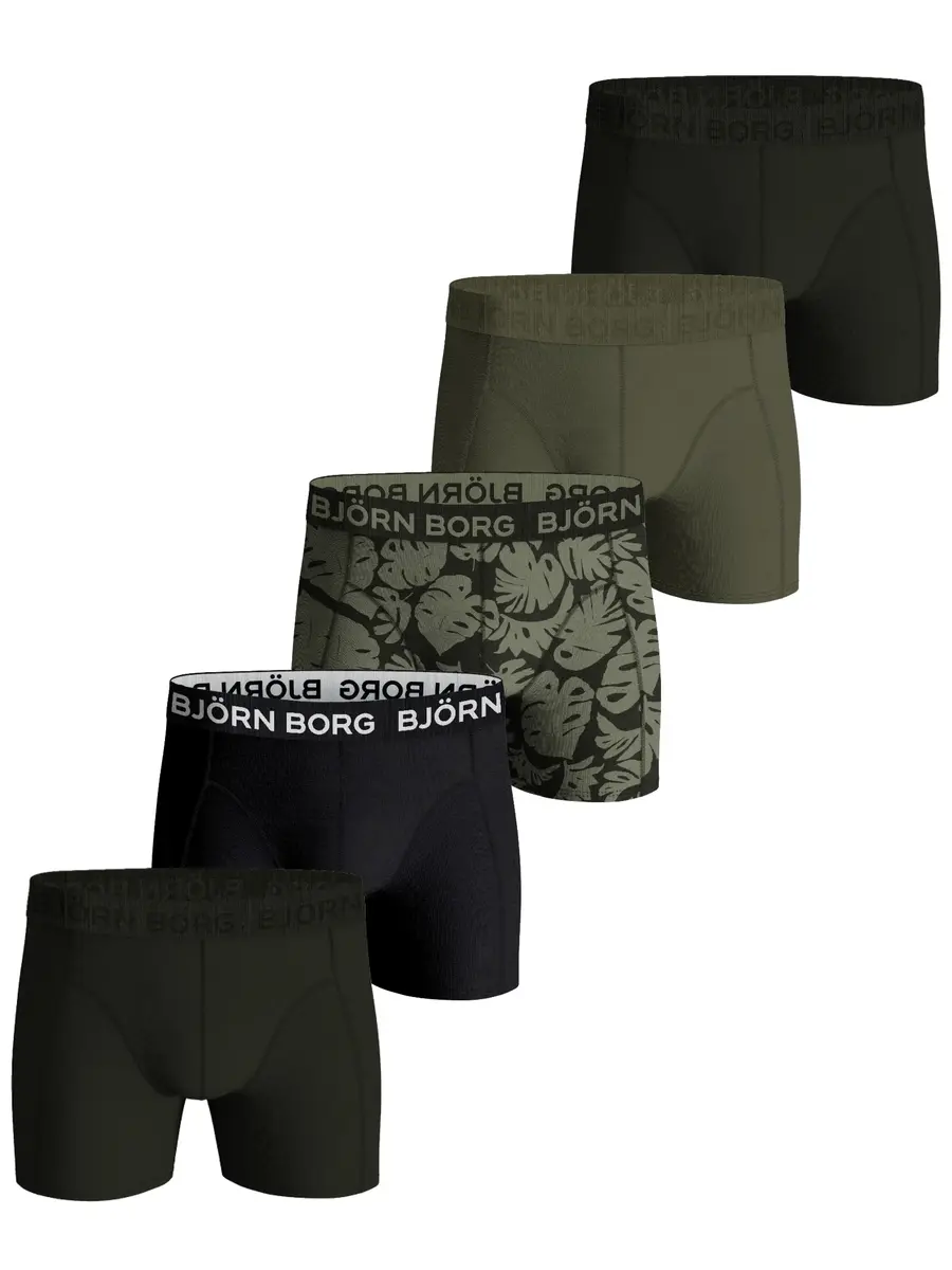 Bjorn Borg 5-Pack heren boxershorts - Core - Voordeelverpakking jongens ondergoed katoen