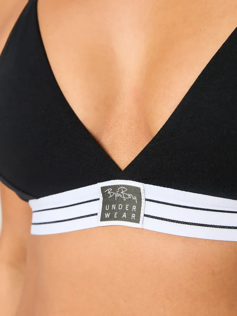 Bjorn Borg katoenen triangle BH - katoenen Dames bralette zonder vulling - Niet voorgevormd