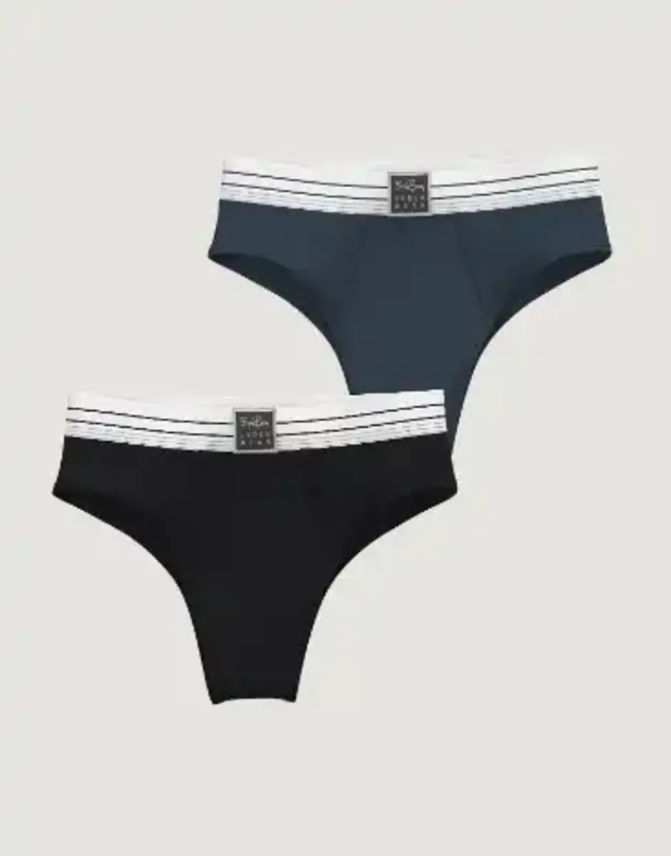 Bjorn Borg 2-pack dames slips - Core High Waist Brief - Dames taille slips- hoge onderbroeken Bjorn Borg 2-pack dames slips - Core High Waist Brief - Dames taille slips- hoge onderbroeken