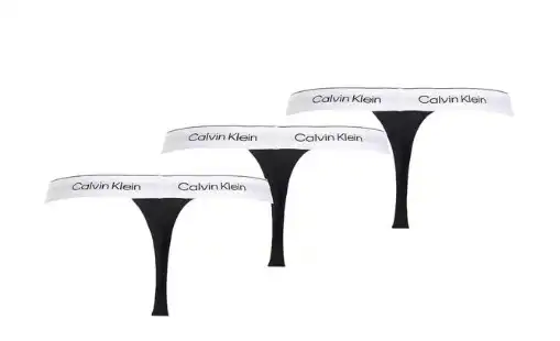 Calvin Klein 3-Pack heren Strings - Zwart