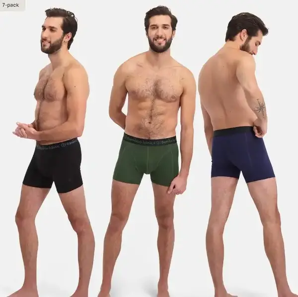 Bamboo Basics 7-pak heren boxers - Rico - Zwart/Blauw/Groen - Multipack bamboe heren onderbroeken Bamboo Basics 7-pak heren boxers - Rico - Zwart/Blauw/Groen - Multipack bamboe heren onderbroeken