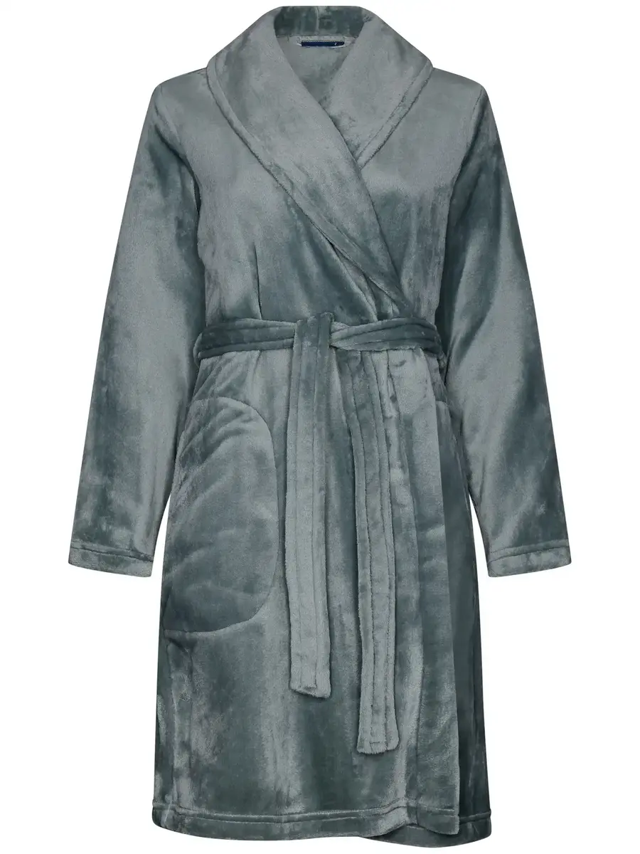 Pastunette dames Badjas Fleece - Groen - Warme winter ochtendjas - Sjaalkraag - Ceintuur Pastunette dames Badjas Fleece - Groen - Warme winter ochtendjas - Sjaalkraag - Ceintuur