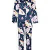 Pastunette Deluxe Dames Pyjama Satijn - Blauw