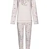 Rebelle Dames Pyjama katoen met lange mouwen - Beige