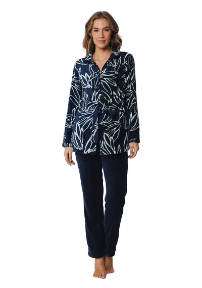 Pastunette Huispak Dames Fleece - Donkerblauw Pastunette Huispak Dames Fleece - Donkerblauw