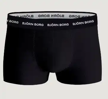 Bjorn Borg Cotton Stretch Trunk - 3 pack heren boxershort - Zwart