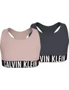 Calvin klein 2-pak meisjes Top - Ebony - Meisjes BH top katoen