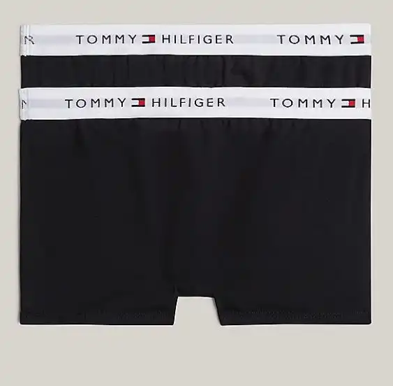 Tommy Hilfiger 2-Pack jongens Boxershorts - Zwart