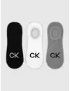 Calvin Klein 3-paar footies sokken Anti-slip - Heren - Zakken niet af - Kousenvoetjes - Sokken voor in loafers