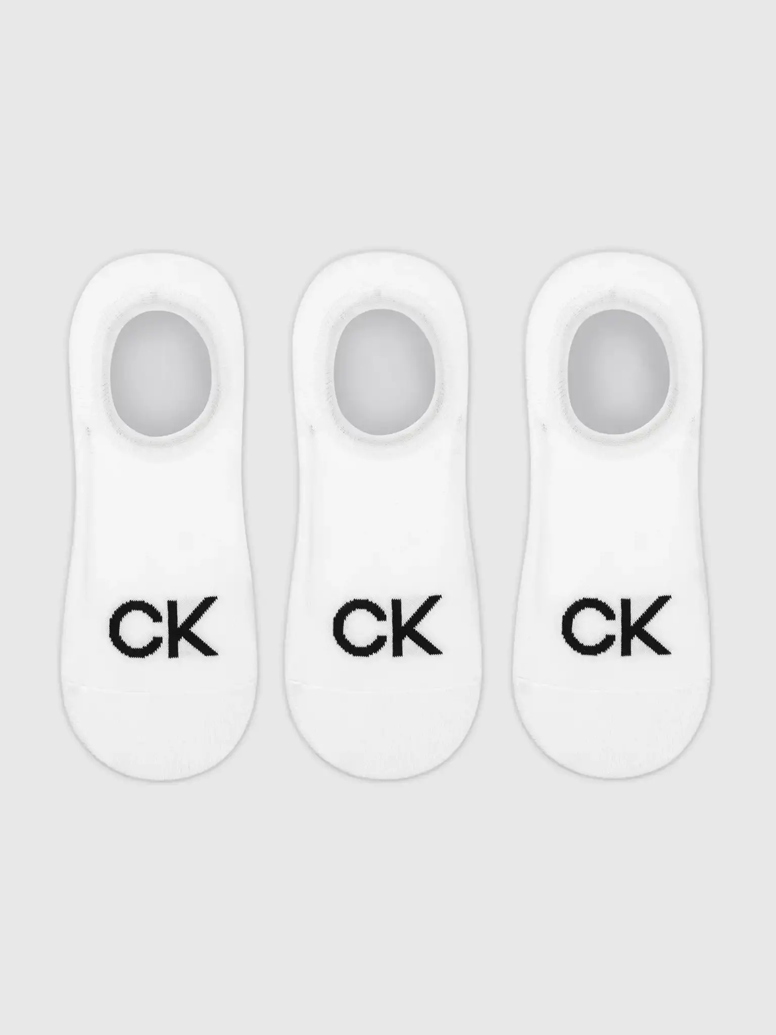 Calvin Klein 3-paar footies sokken Anti-slip - Heren - Zakken niet af - Kousenvoetjes - Sokken voor in loafers
