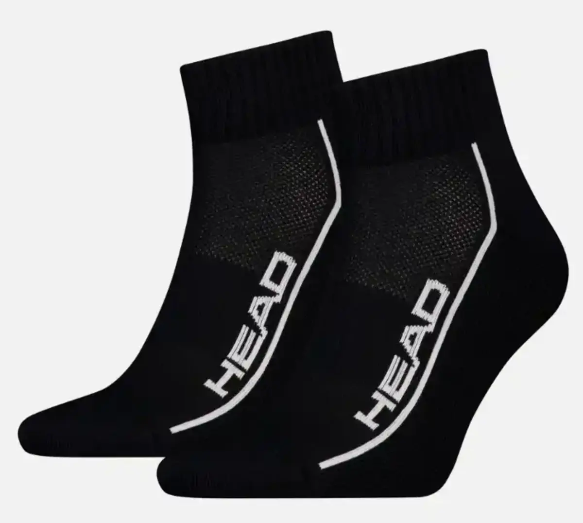 Head Performance 2-paar Quarter Sportsokken - Korte Katoenen sportsokken dames en heren