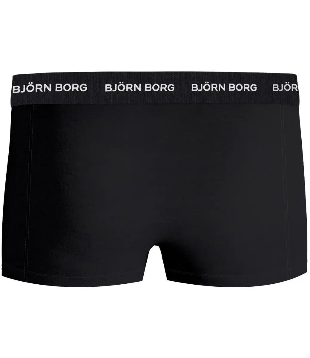 Bjorn Borg Cotton Stretch Trunk - 3 pack heren boxershort korte pijpjes - Zwart Bjorn Borg Cotton Stretch Trunk - 3 pack heren boxershort korte pijpjes - Zwart